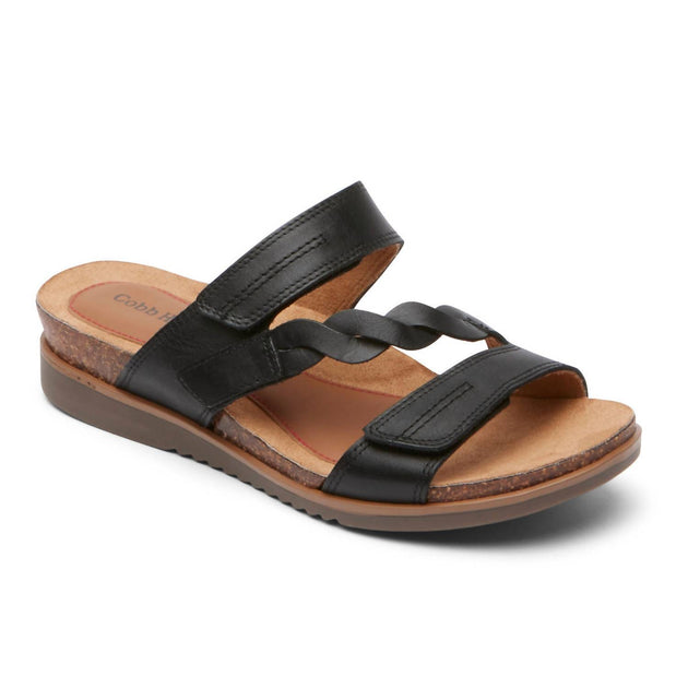 Rockport Cobb Hill May W Slide Sandal Black US 11 2