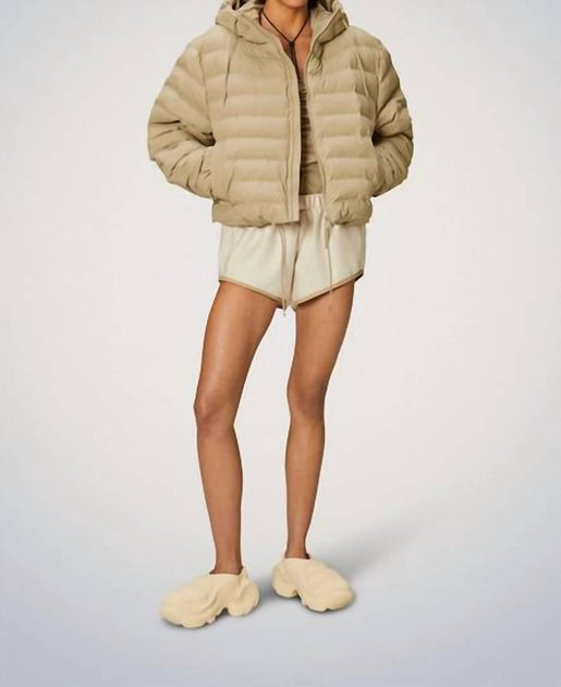 Rains Lohja Puffer Jacket Yellow XS 4