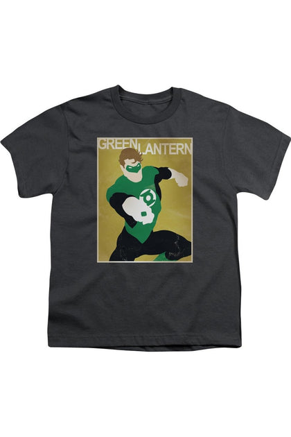 Gildan DC Comics Simple Gl Poster Youth T-Shirt Black Medium 2