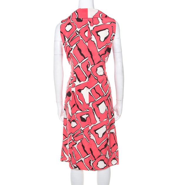 Escada Sleeveless Dress Pink Medium 4