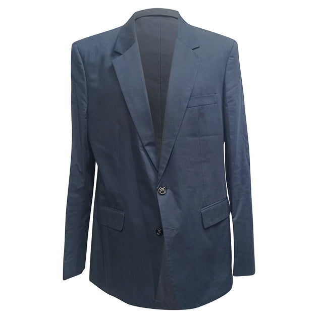Maison Margiela Single-Breasted Blazer Blue IT 54 2