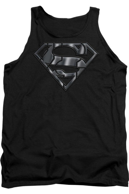 Gildan Superman Mech Shield Tank Top Black Small 2