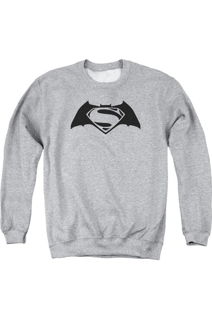Gildan Batman V Superman Crewneck Sweatshirt Grau Large 2