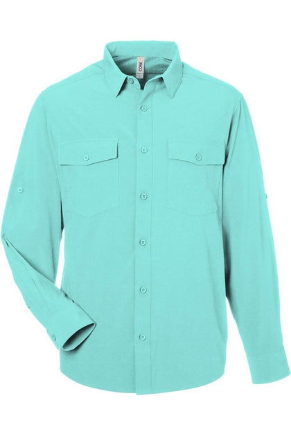 CORE365 Ultra UVP Marina Hemd Blau Large 2