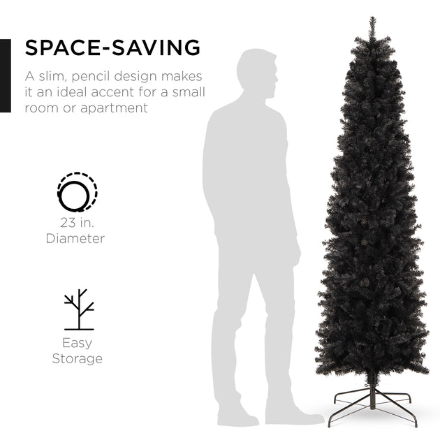 Best Choice Products Black Artificial Pencil Tree 4