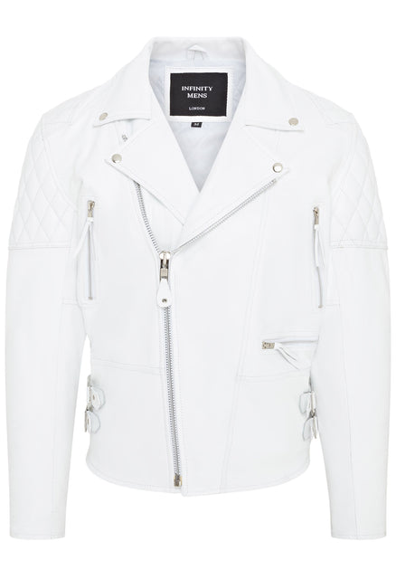 Infinity Brando Biker Jacket White 5XL 2