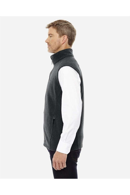 CORE365 Tall Journey Fleece Vest Grey XLarge Tall 4