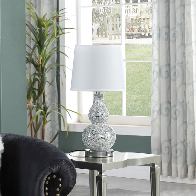 Hivvago 20 inch Table Lamp White 4