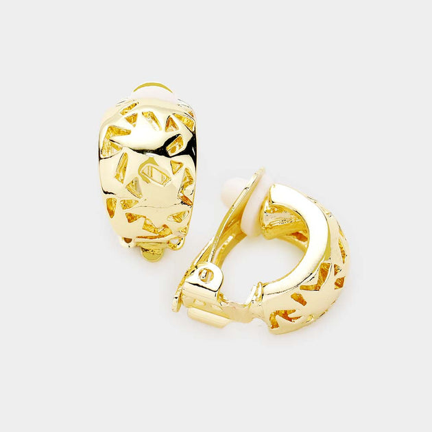 FASHNZFAB Star Clip On Earring Silver 4