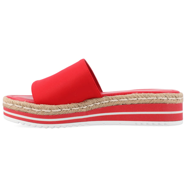 Journee Collection Rosey Sandals Blue US 7.5 3