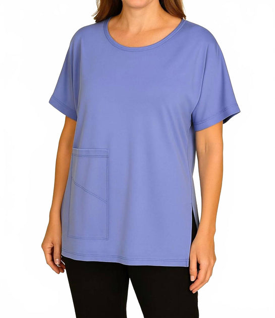 Sympli Splice Pocket Top Purple US 10 2