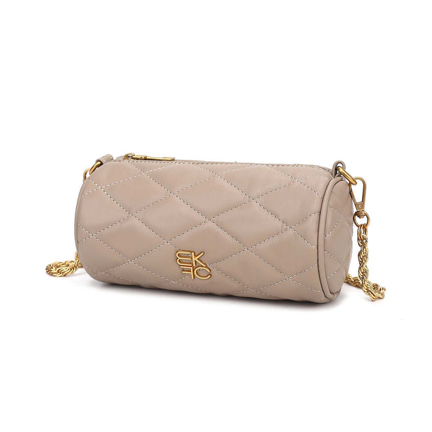 MKF Collection Suzanne Crossbody Bag Beige Medium 2