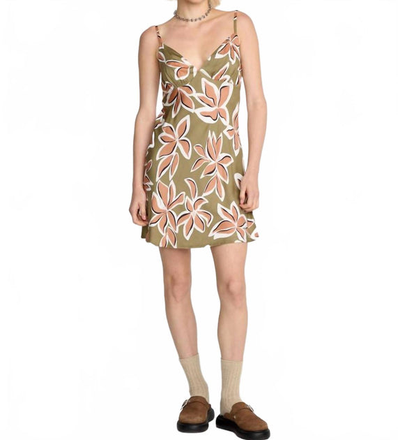 Volcom Psychonic Dress Multi Large 2