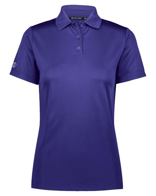 Holloway Women's Prism Polo Purple Small 2
