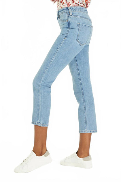Dear John Denim Frankie Cropped Straight Jean Blue 3