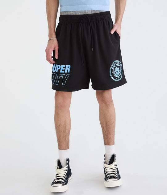 Aeropostale Manchester City Mesh Shorts Multi Medium 2