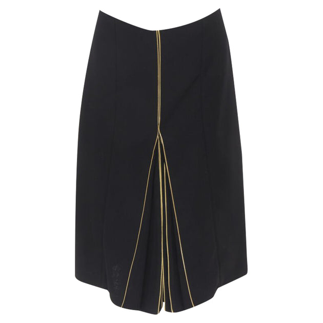 Marni Knit Knee Skirt Black EU 36 2