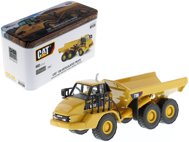 Diecast Masters CAT Caterpillar 730 Articulated Dump Truck Yellow 1/87 3