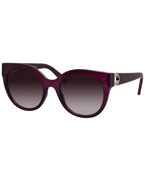 Salvatore Ferragamo SF1031S Sunglasses Crystal Purple Round Salvatore Ferragamo Women main image 2