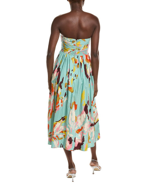 A.L.C. Tate Print Dress Green US 0 3