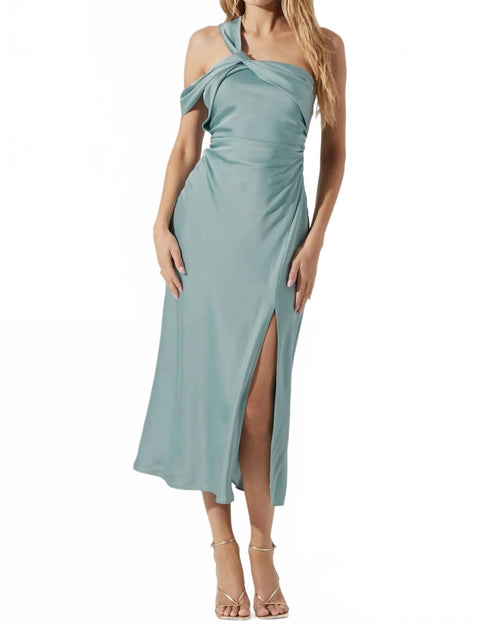 ASTR Cersei Robe Mi-longue Bleu Medium 2