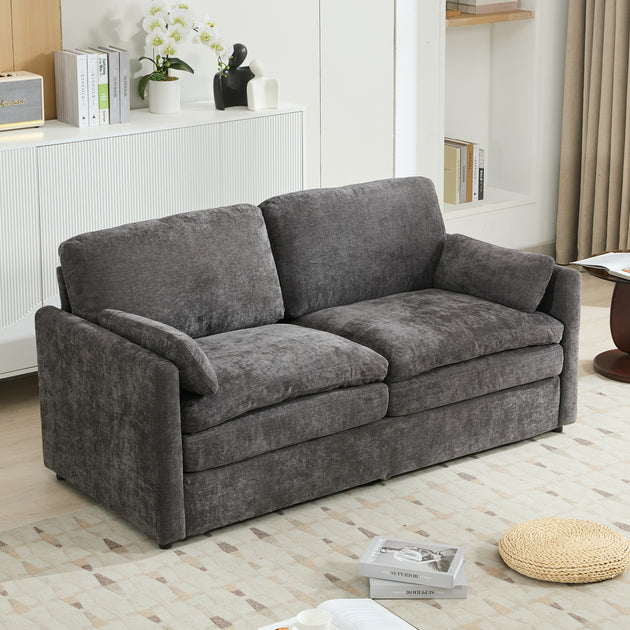 Streamdale Cozy Loveseat Sofa Beige 4
