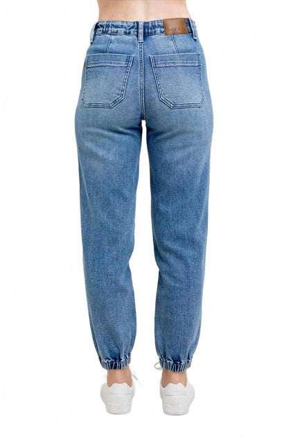 Judy Blue High Waist Jogger Denim Jeans Blue US 18W 4