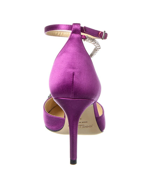 Jimmy Choo Talika 85 Satin Pump | ShopSimon