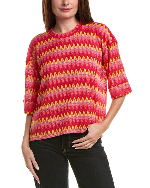 Johnny Was Arden Blouse Pink XL 2