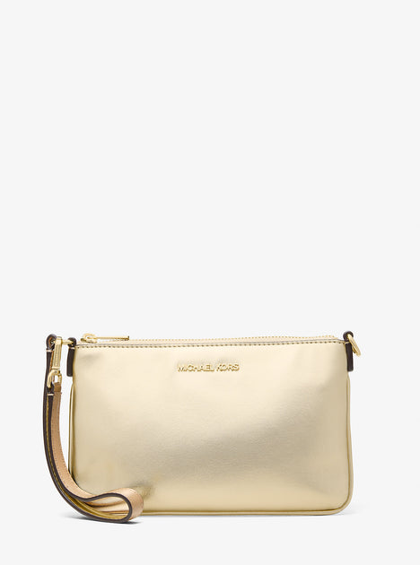Michael Kors Jet Set Small Metallic Wristlet Gold 2