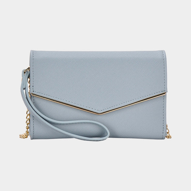 FASHNZFAB Envelope Wallet on Chain Grey One Size 3