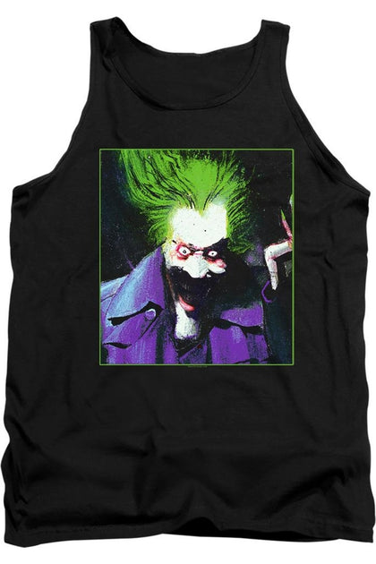 Gildan Batman Arkham Asylum Joker Tank Top Black XL 2