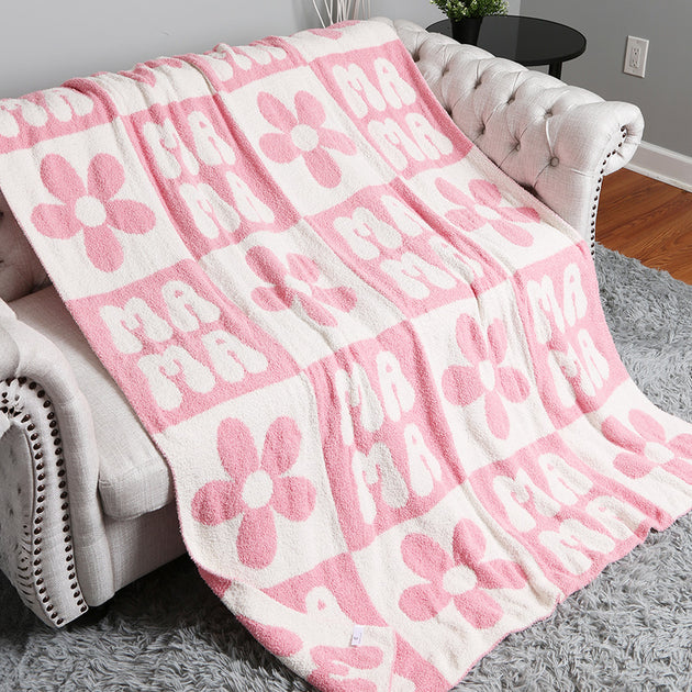 FASHNZFAB Floral Mama Throw Blanket 2