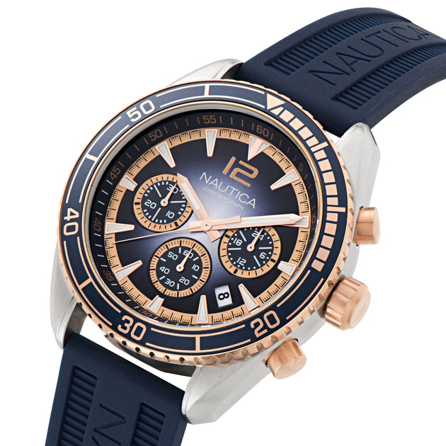 Nautica Key Biscane Chronograph Watch Blue 3