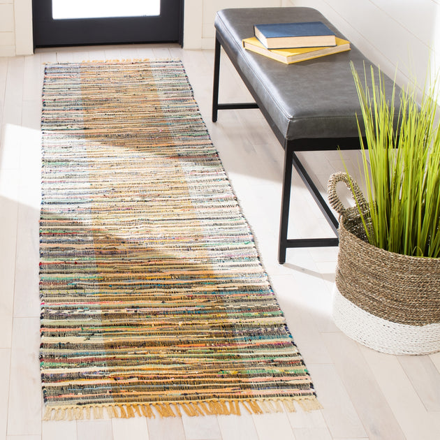 Safavieh Rag Rug Teppich Rost Gold 3