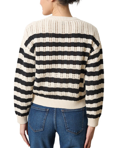 Pull Stripe Stitch Lilla P Beige Large 3