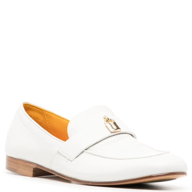 Madison Maison Leather Lock Flat Loafer Pink EU 39.5 3