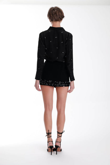 Karina Grimaldi Bella Bluse Schwarz Medium 4