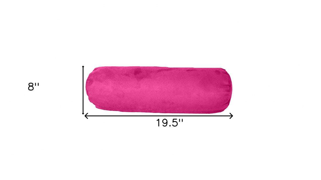 Hivvago Bolster Pillow Fuchsia 8x20 3