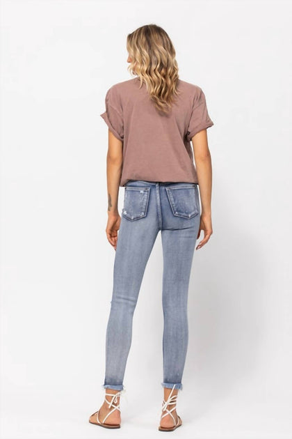 Judy Blue Destroyed Skinny Jeans Blue 24 3