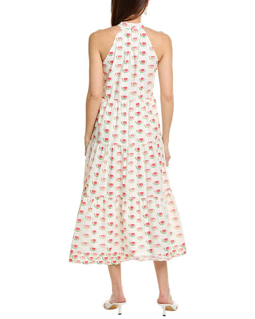 Flora Bea NYC Kelay Maxi Dress White Large 3