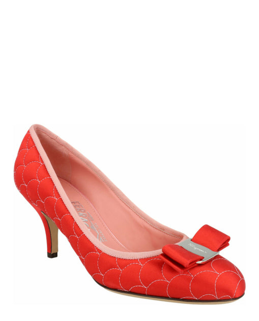 Salvatore Ferragamo Carla 70 Pumps Orange US 6 3