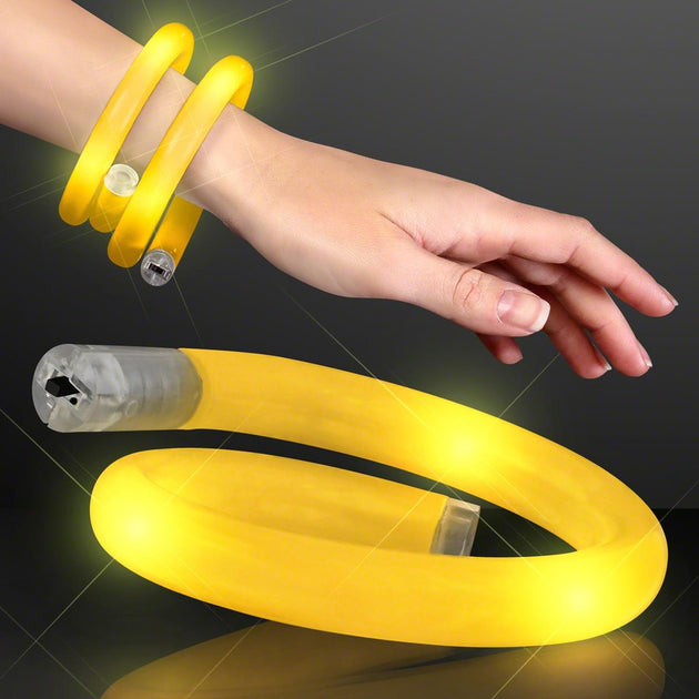 Blinkee Light Up Tube Bracelet Yellow 2