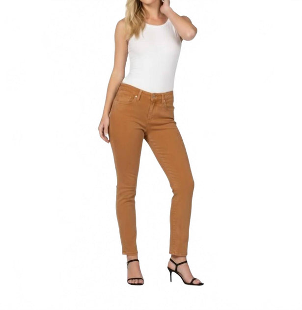 Dear John Denim Blaire Skinny Straight Hose Braun 25 2