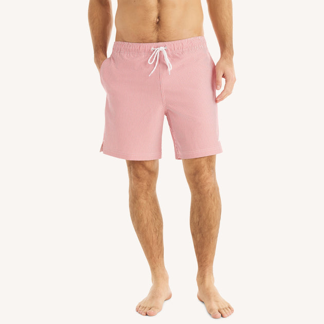 Nautica 7" Seersucker Swim Short Multi Medium 2