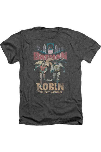 Gildan Batman Classic Duo T-Shirt Grey Small 2