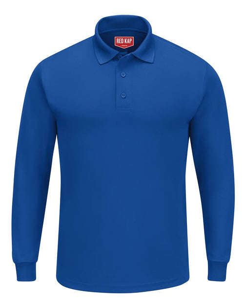 Red Kap Long Sleeve Performance Knit Polo Black XXLarge 2