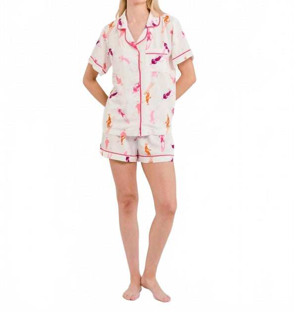 Katie Kime Bluebird Day Kurze Pyjamaset 2