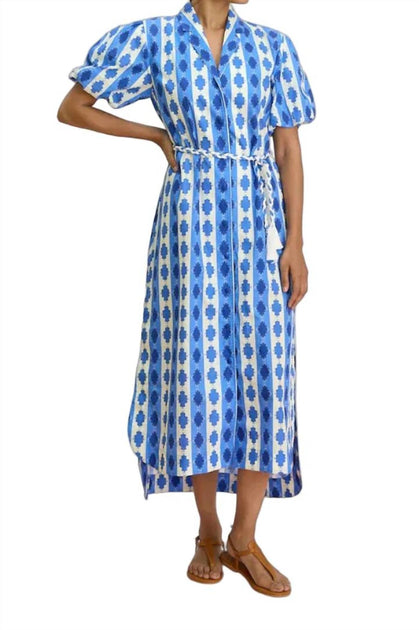 Verandah Stripe Shirt Dress Multi Small 2