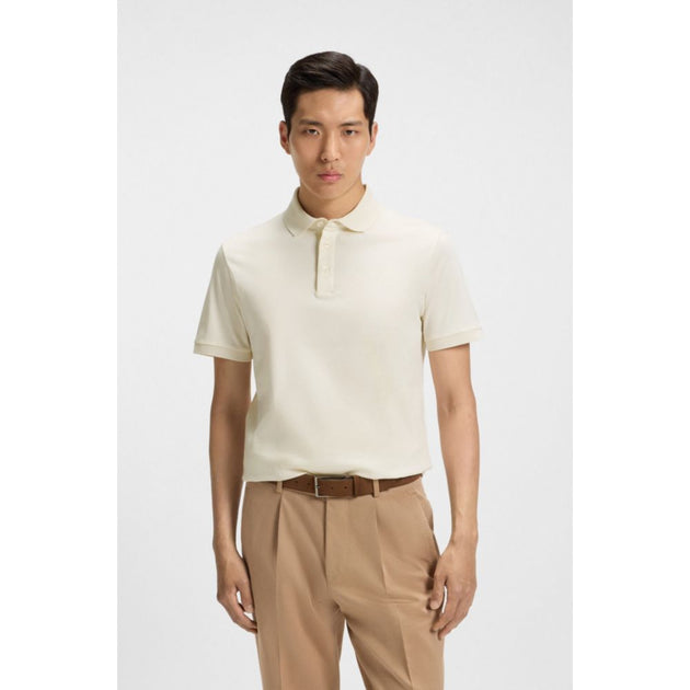 Boss Regular-fit Polo Shirt Beige Small 4